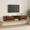 Image de vidaXL Vidaxl Meuble Tv Bois Ancien 150 X 39 X 30 Cm Bois D'ingénierie
