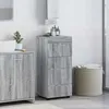 Image de vidaXL Ensemble de Meubles de Salle de Bain TULUM Gris Sonoma