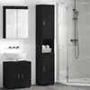 Image de vidaXL Ensemble de Meubles de Salle de Bain avec stockage TULUM Noir
