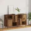Image de Vidaxl Buffets 2 Pcs Bois Ancien 120 X 35 X 70 Cm Bois D'ingÃ©nierie