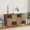 Image de Vidaxl Buffets 2 Pcs ChÃªne Artisanal 120 X 35 X 70 Cm