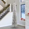 Image de vidaXL vidaXL Sapin de Noël artificiel Vert et blanc 300 cm PVC