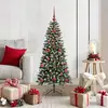 Image de vidaXL Sapin de NoÃ«l artificiel avec 150 LED Vert 50 x 50 x 120 cm