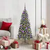 Image de vidaXL Sapin de NoÃ«l artificiel avec 150 LED Vert 50 x 50 x 120 cm