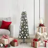Image de vidaXL Sapin de NoÃ«l artificiel avec 150 LED Vert 40,5 x 40,5 x 120 cm