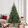 Image de vidaXL Arbre de NoÃ«l Artificiel Ã CharniÃ¨res 300 LEDs Vert 180 cm