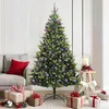 Image de vidaXL Arbre de NoÃ«l artificiel Ã  charniÃ¨res 300 LEDs Vert 180 cm