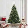 Image de vidaXL Arbre de NoÃ«l Artificiel Hinge 300 LEDs 210 cm PVC et PE