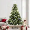 Image de vidaXL Vidaxl Arbre De Noël Artificiel À Charnières 300 Leds Vert 240 Cm