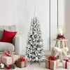 Image de vidaXL vidaXL Sapin de Noël artificiel avec 150 LED Blanc 53 x 53 x 120 cm