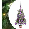 Image de vidaXL Sapin de NoÃ«l avec 150 LED avec support Vert 65 cm PE