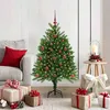 Image de vidaXL Sapin de NoÃ«l avec 150 LED avec support Vert 120 cm PE