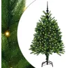 Image de vidaXL Sapin de NoÃ«l avec 150 LED avec support Vert 120 cm PE