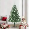 Image de vidaXL Vidaxl Sapin De Noël Avec 300 Led Avec Support Vert 210 Cm Pvc