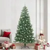 Image de vidaXL Sapin de NoÃ«l avec 300 LED avec support Vert 240 cm PVC