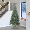 Image de vidaXL Sapin de NoÃ«l avec 300 LED avec support Vert 240 cm PVC