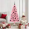 Image de vidaXL Sapin de NoÃ«l avec 150 LED avec support Rose 150 cm PVC