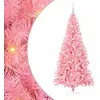Image de vidaXL Sapin de NoÃ«l avec 300 LED avec support Rose 180 cm PVC
