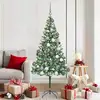 Image de vidaXL Sapin de NoÃ«l artificiel Vert 180cm PVC