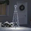 Image de vidaXL Arbre de NoÃ«l LED avec 390 LED Blanc froid 250 cm Fer