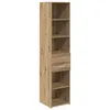 Image de vidaXL Haut Armoire avec tiroir ChÃªne artisanal 40 x 42,5 x 185 cm