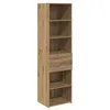 Image de vidaXL Haut Armoire avec tiroir ChÃªne artisanal 50 x 42,5 x 185 cm