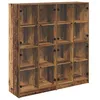 Image de vidaXL Haut Armoire 2 pcs Bois Ancien 136 x 37 x 142 cm