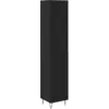 Image de vidaXL Haut Armoire ChÃªne noir 69,5 x 34 x 180 cm Bois d'ingÃ©nierie