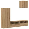 Image de Vidaxl Meubles Tv Muraux 4 Pcs ChÃªne Artisanal Bois D'ingÃ©nierie