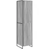 Image de vidaXL vidaXL Garde-robe 2 pcs Gris Sonoma 50 x 50 x 200 cm Bois d'ingénierie