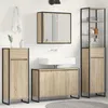 Image de vidaXL Ensemble de mobilier de salle de bain avec tiroir ChÃªne Sonoma