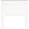 Image de vidaXL TÃªte de lit avec tÃªte de lit Blanc 80 cm Bois d'ingÃ©nierie