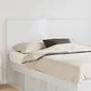 Image de vidaXL TÃªte de lit Blanc brillant 140 cm Bois d'ingÃ©nierie