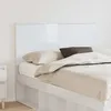 Image de vidaXL TÃªte de lit Blanc brillant 135 cm Bois d'ingÃ©nierie