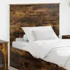Image de vidaXL TÃªte de lit avec tÃªte de lit ChÃªne fumÃ© 90 cm Bois d'ingÃ©nierie