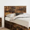 Image de vidaXL TÃªte de lit ChÃªne fumÃ© 135 cm Bois d'ingÃ©nierie