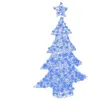 Image de vidaXL Sapin de NoÃ«l avec 100 LED Bleu 120 cm Acrylique