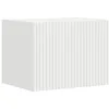 Image de vidaXL Meuble TV mural Blanc 60 x 31 x 29.5 cm Bois d'ingÃ©nierie