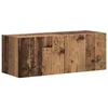 Image de vidaXL Meuble TV mural 2 pcs Bois Ancien 60 x 31 x 29.5 cm