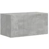 Image de vidaXL Meuble TV mural BÃ©ton 60 x 31 x 29.5 cm Bois d'ingÃ©nierie