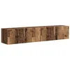 Image de vidaXL Meuble TV mural 2 pcs Bois Ancien 60 x 31 x 29.5 cm