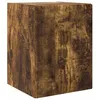 Image de vidaXL Meuble TV mural ChÃªne fumÃ© 30 x 31 x 40 cm Bois d'ingÃ©nierie