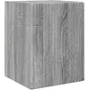 Image de vidaXL Meuble TV mural Gris Sonoma 30 x 31 x 40 cm Bois d'ingÃ©nierie