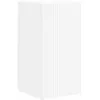 Image de vidaXL Meuble TV mural Blanc 30 x 31 x 60 cm Bois d'ingÃ©nierie