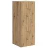 Image de vidaXL Meuble TV mural ChÃªne artisan 30 x 31 x 80 cm Bois d'ingÃ©nierie