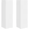 Image de vidaXL Meuble TV mural 2 pcs Blanc 30 x 31 x 100 cm Bois d'ingÃ©nierie