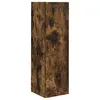 Image de vidaXL Meuble TV mural ChÃªne fumÃ© 30 x 31 x 100 cm Bois d'ingÃ©nierie