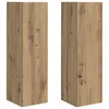 Image de vidaXL Meuble TV mural 2 pcs ChÃªne artisan 30 x 31 x 100 cm