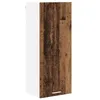 Image de vidaXL Armoire suspendue avec porte Riga Bois Ancien 40 x 31 x 100 cm