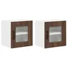 Image de vidaXL Meuble mural de cuisine 2 pcs ChÃªne brun 40 x 31 x 40 cm
